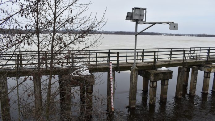 щит Ермишинский пруд. Ермишь.27.03.26