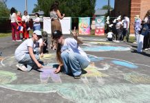 В Ермиши прошел конкурс рисунков «Голубь мира»
