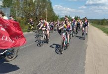 Более 70 ермишинцев участвовали в велопробеге ко Дню Победы