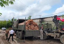 Ермишинцы отправили лес в зону СВО